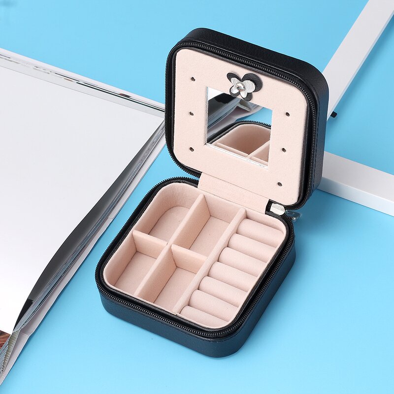 Bespoke Design Ring Packaging Manufacturer - OEM/ODM Custom Bespoke Design Ring Packaging Luxury Velvet Jewelry Box with Logo