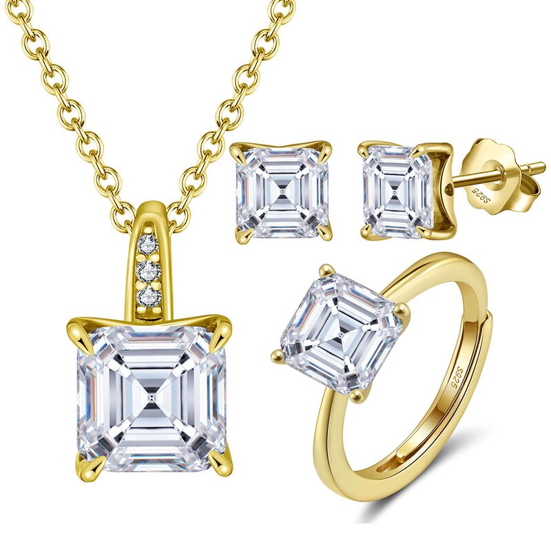 Designer Luxury Wedding Jewelry Set Factory - OEM/ODM Custom Designer Luxury Wedding Jewelry Set 925 Silver 8A CZ Jewelry Sets