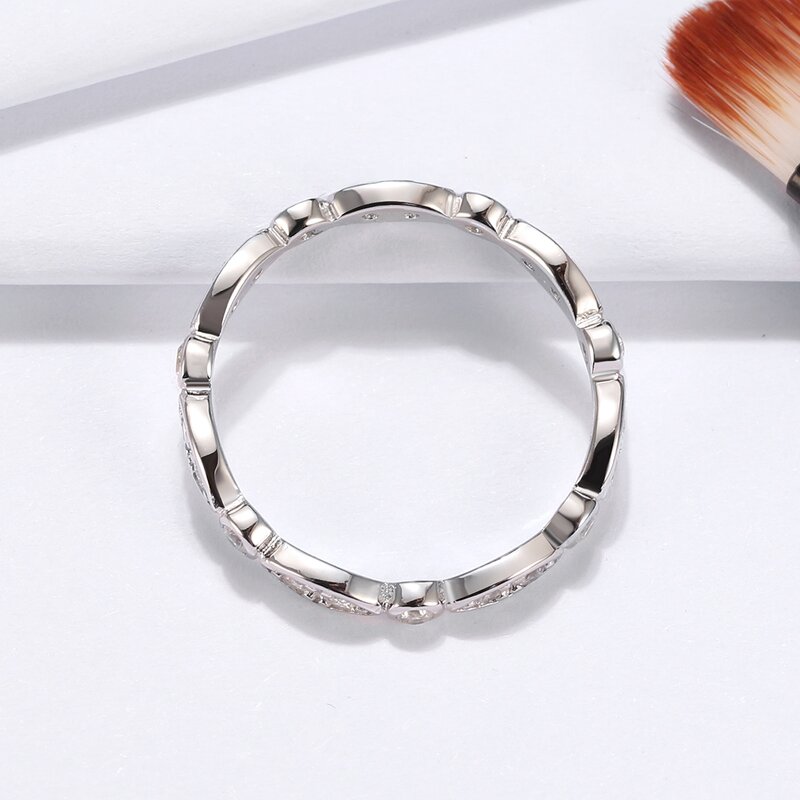 Delicate Tennis Bracelet Factory - OEM/ODM Custom Delicate 925 Silver Tennis Bracelet 3mm Round Cut 5A CZ Bezel Setting