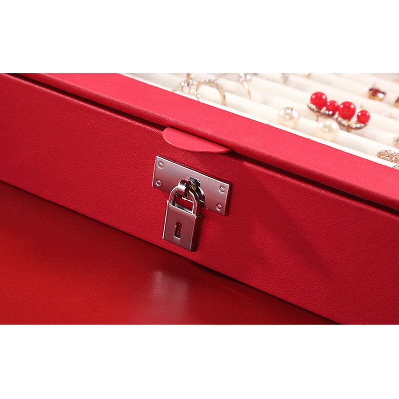 Premium Velvet Leather Jewelry Box Manufacturer - OEM/ODM Custom Gift Packaging Premium Velvet Pu Leather Jewelry Box