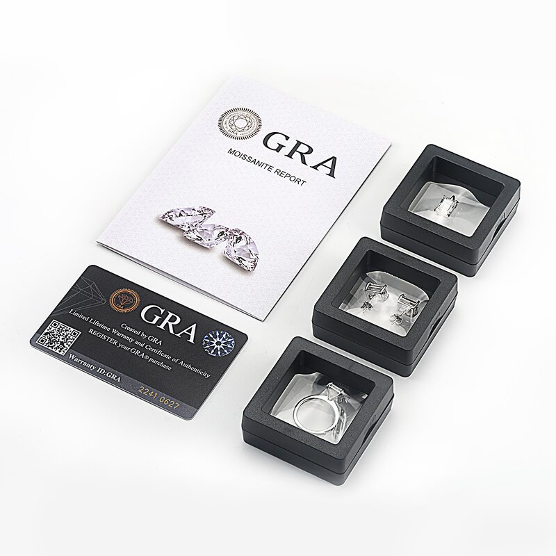 Jewelry Set Manufacturer - OEM/ODM Custom 14K Gold Plated 925 Silver Moissanite Ring Earrings Necklace Set