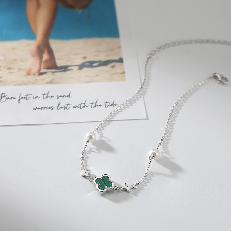 Ankle Bracelets for Women Factory - OEM/ODM Custom Ankle Bracelets for Women 14k Gold Plated Waterproof Cuban Figaro Link