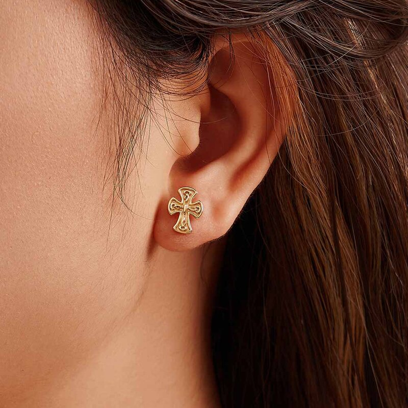 Minimalist Leaf Earing Jewelry Manufacturer - OEM/ODM Custom Minimalist Leaf Earing Jewelry 925 Silver 14K Gold Plated