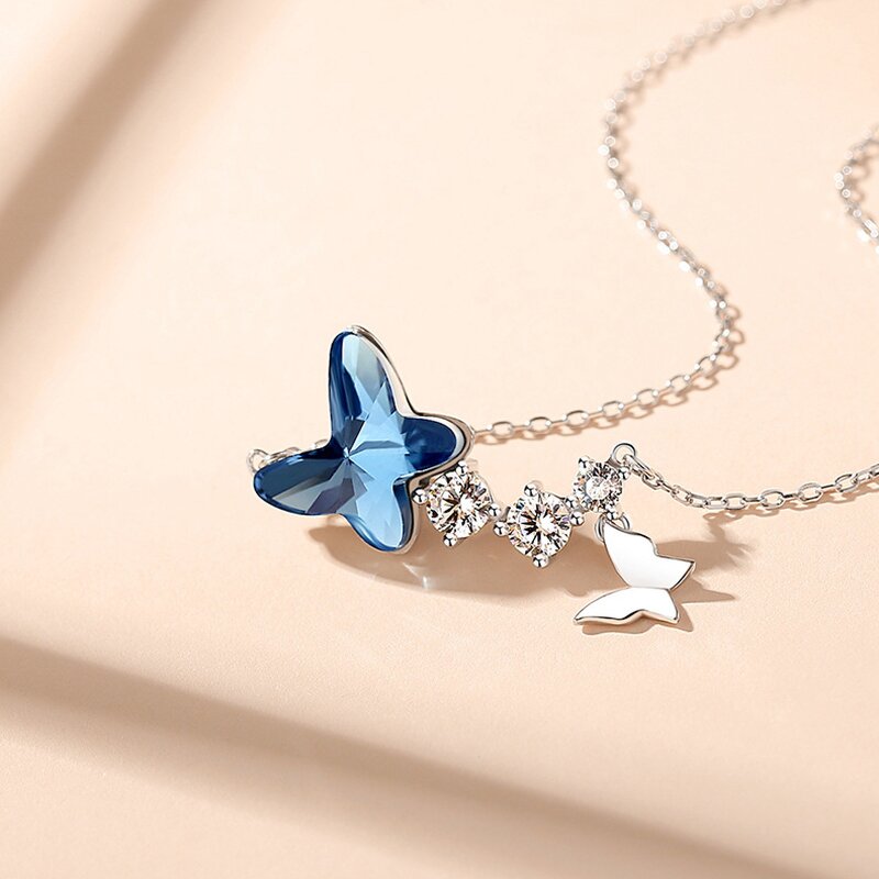 Minimalist White Diamond Cz Necklace Factory - OEM/ODM Custom Minimalist 925 Silver Rhodium Plated White Diamond Cz Necklace