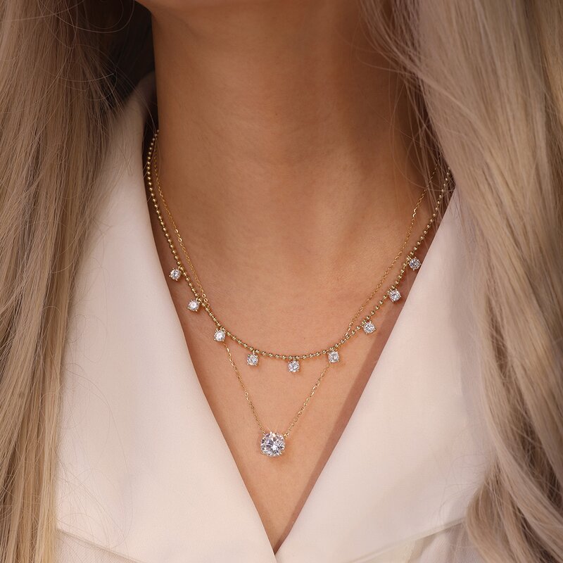 Luxury Pearl Jewelry Set Factory - OEM/ODM Custom Luxury Pearl Jewelry Set 925 Silver 14K Gold Plated Cultured Freshwater