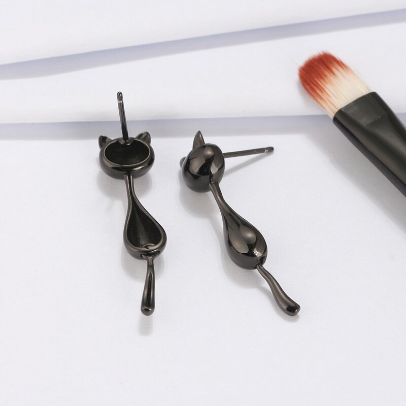 Personality Punk Stud Earrings Manufacturer - OEM/ODM Custom Personality Punk 925 Silver Evil Eyes Stud Earrings Jewelry