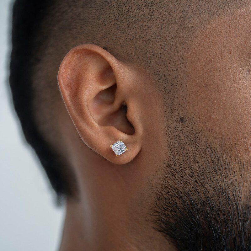 Oval Cut Moissanite Earrings Manufacturer - OEM/ODM Custom Oval Cut 1-3CT D Color VVS Moissanite Earrings 925 Silver