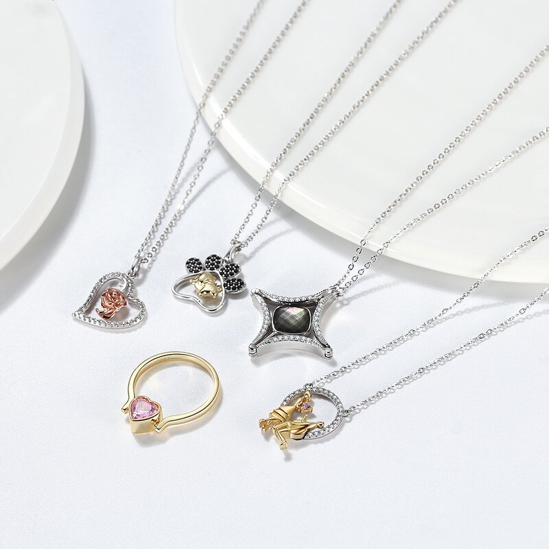 Dog Necklace Manufacturer - OEM/ODM Custom New Arrival Dog Necklace for Women Wholesale 925 Silver Cute Pet Necklace