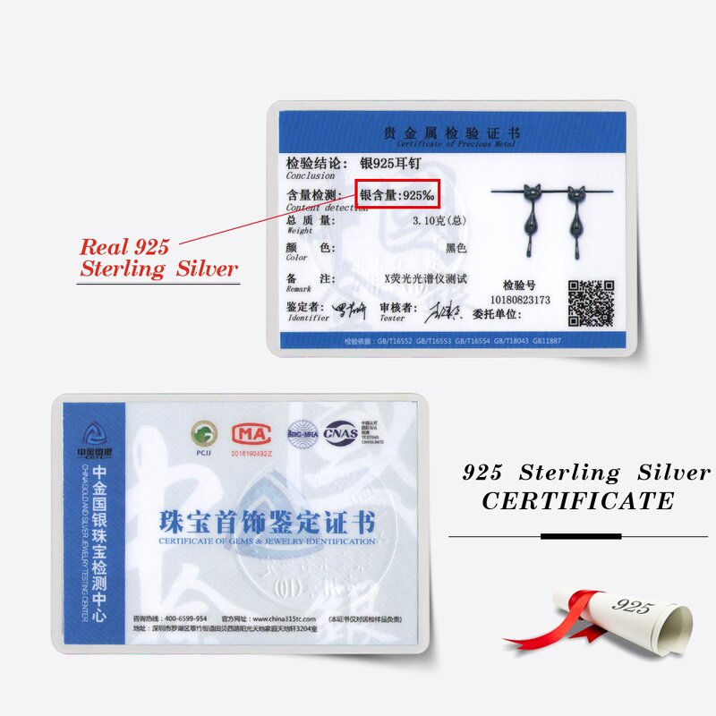 Personality Punk Stud Earrings Manufacturer - OEM/ODM Custom Personality Punk 925 Silver Evil Eyes Stud Earrings Jewelry