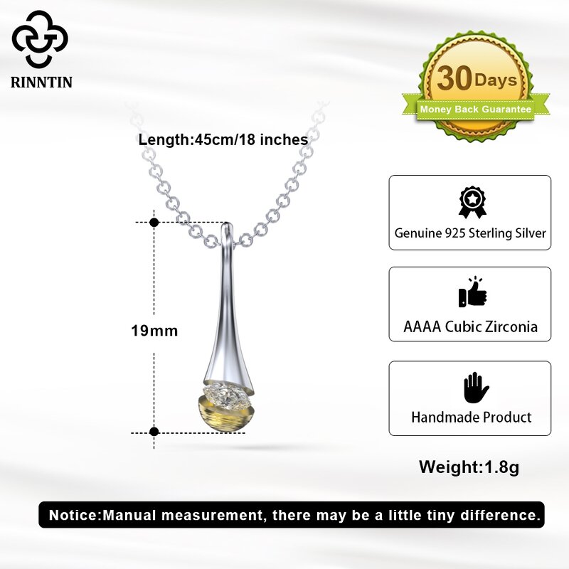 Custom Jewelry Gift Necklace Manufacturer - OEM/ODM Custom Jewelry Gift for Women 925 Silver Rose Gold Plated Heart Pendants