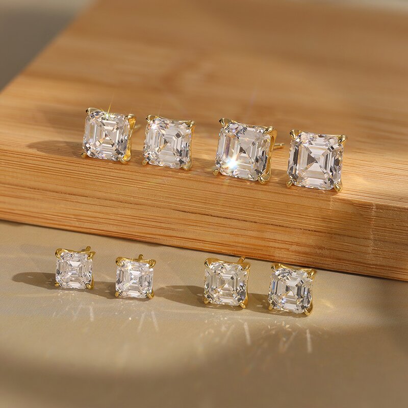 Oval Cut Moissanite Earrings Manufacturer - OEM/ODM Custom Oval Cut 1-3CT D Color VVS Moissanite Earrings 925 Silver