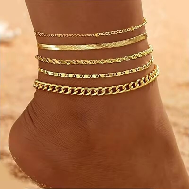 Unique Real 925 Silver Anklets Manufacturer - OEM/ODM Custom Unique Wholesale Products Real 925 Silver 14K Gold Plated Anklets