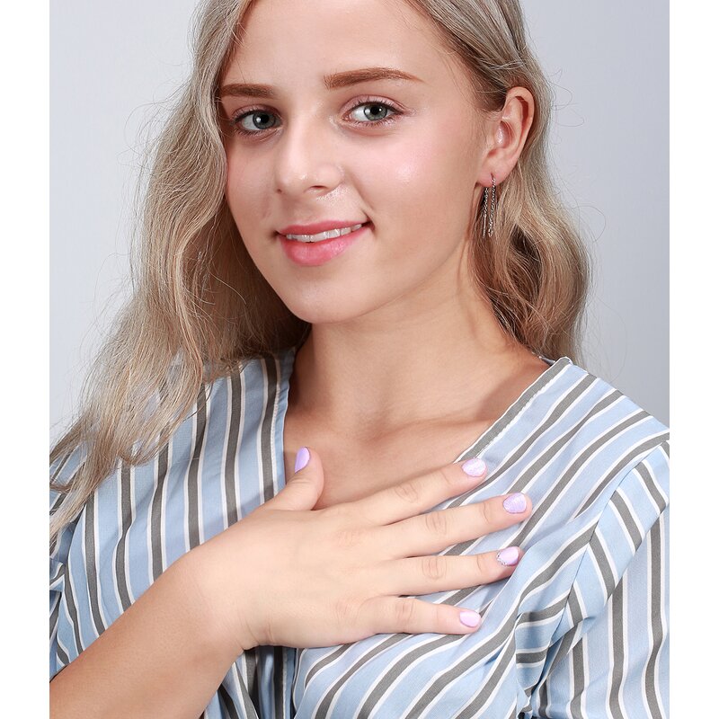 Exquisite Jewelry Earring Factory - OEM/ODM Custom Exquisite Jewelry Earring 925 Silver Eternity Square Heart Round Diamond