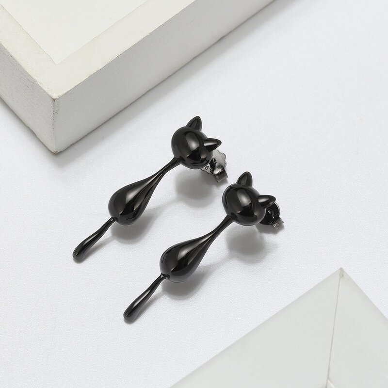 Personality Punk Stud Earrings Manufacturer - OEM/ODM Custom Personality Punk 925 Silver Evil Eyes Stud Earrings Jewelry