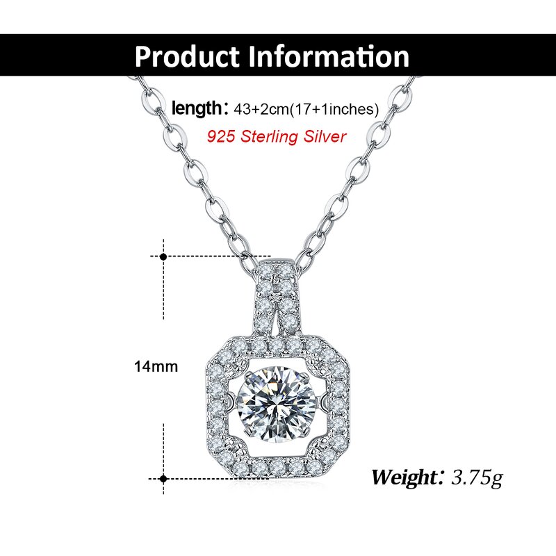 Rotatable Rose Design Necklace Factory - OEM/ODM Custom Rotatable Rose Design Necklace 925 Silver Heart Necklace