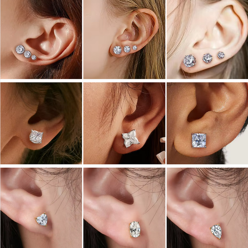 Cubic Zirconia Band Manufacturer - OEM/ODM Custom 925 Silver White Blue Cubic Zirconia Eternity Band for Women