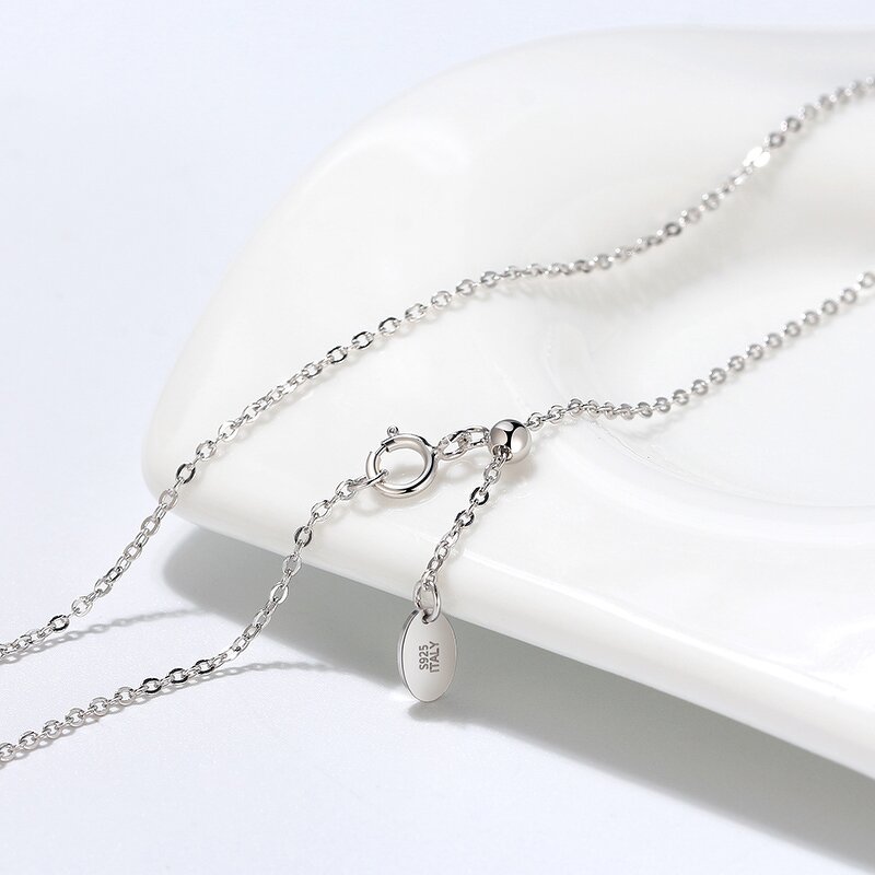 Thin Chains Manufacturer - OEM/ODM Custom Thin Chains 1mm 925 Silver 14K Gold Plated Cable Chain Necklace