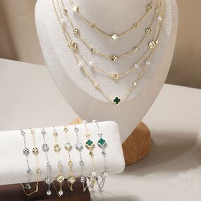 Necklace Manufacturer - OEM/ODM Custom Fashion 925 Silver Korean Jewelry Natural Shell Pearls Necklace