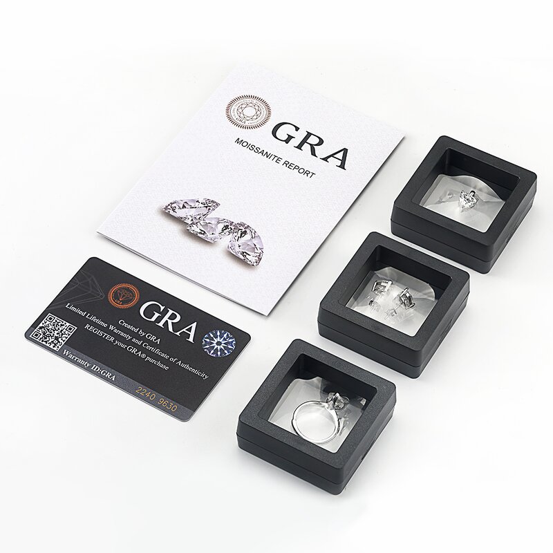 Moissanite Wedding Set Factory - OEM/ODM Custom 925 Silver 14K Gold Plated 1-4CT Moissanite Jewelry Set