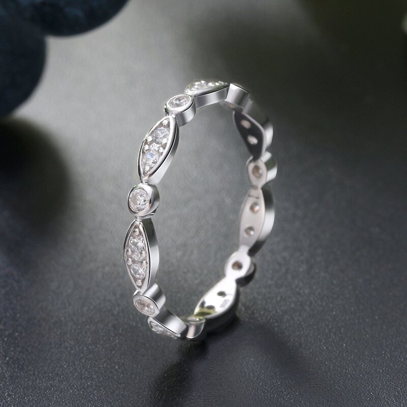 Delicate Tennis Bracelet Factory - OEM/ODM Custom Delicate 925 Silver Tennis Bracelet 3mm Round Cut 5A CZ Bezel Setting