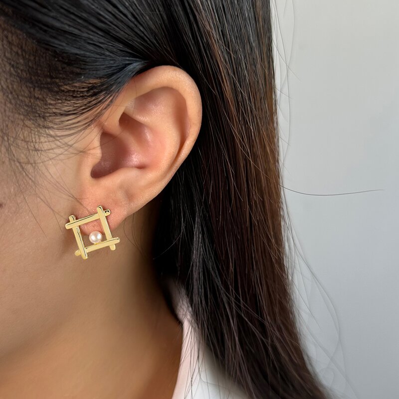 Tassel Drop Earring Factory - OEM/ODM Custom 925 Silver Cz Bling Zircon Pearl Charm Long Tassel Drop Earring