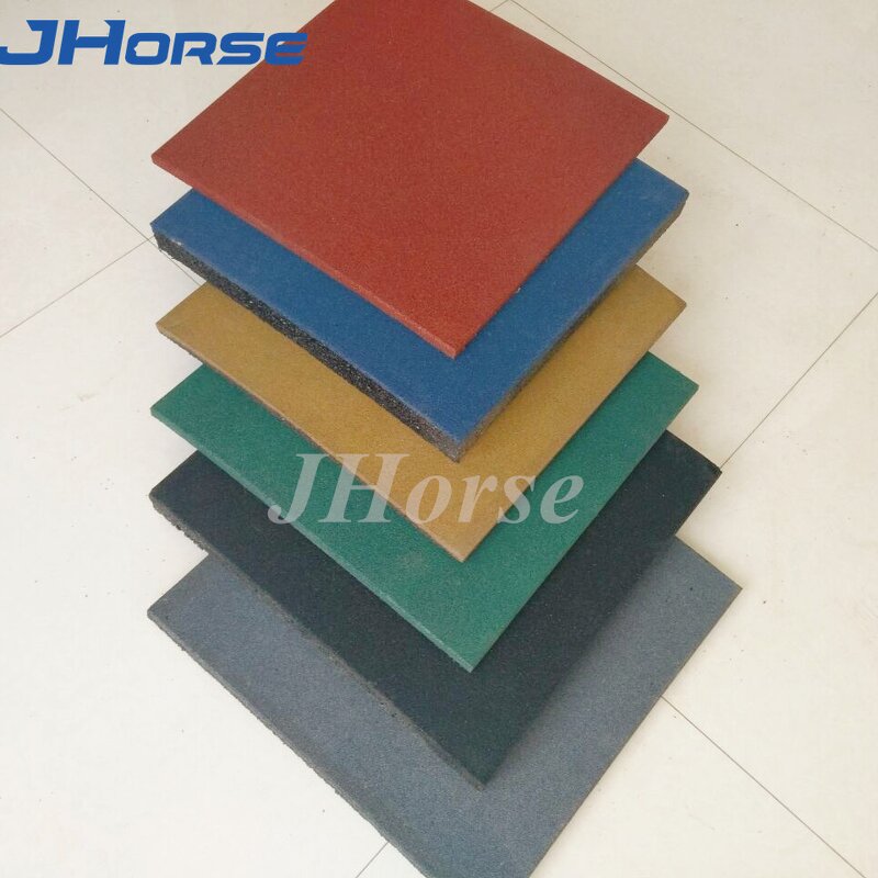 Customized Colors Rubber Mat Factory - OEM/ODM Customized Colors Recycled Rubber Flooring Tile Horse Stable Mat