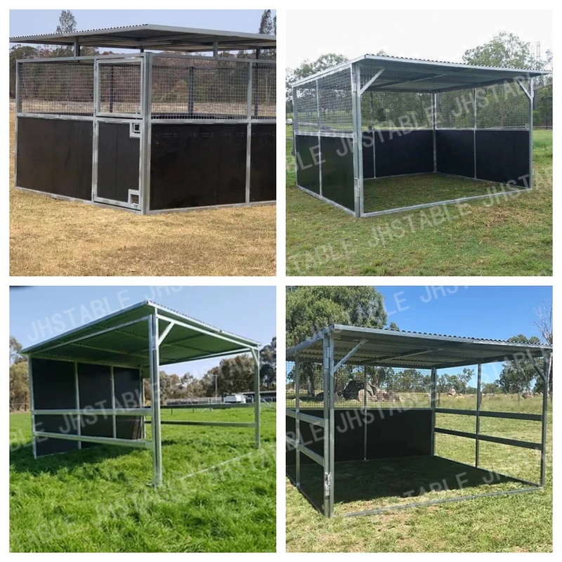 Portable Low Price Horse Stable Stall Boxes Manufacturer - OEM/ODM Custom Portable Low Price Customized Size Horse Shelter