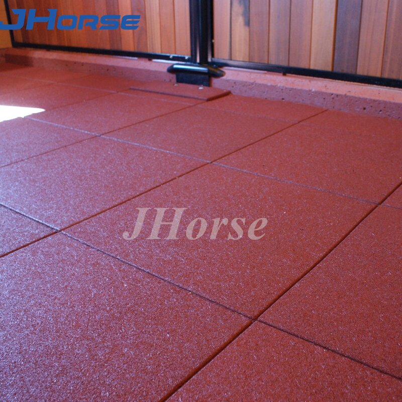 Customized Colors Rubber Mat Factory - OEM/ODM Customized Colors Recycled Rubber Flooring Tile Horse Stable Mat