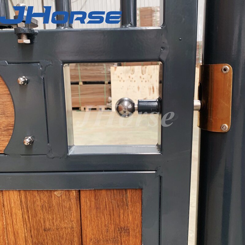 Luxury Permanent Metal Steel Frame Horse Stable Manufacturer - OEM/ODM Custom Luxury Metal Steel Frame Bamboo Board Horse Stable
