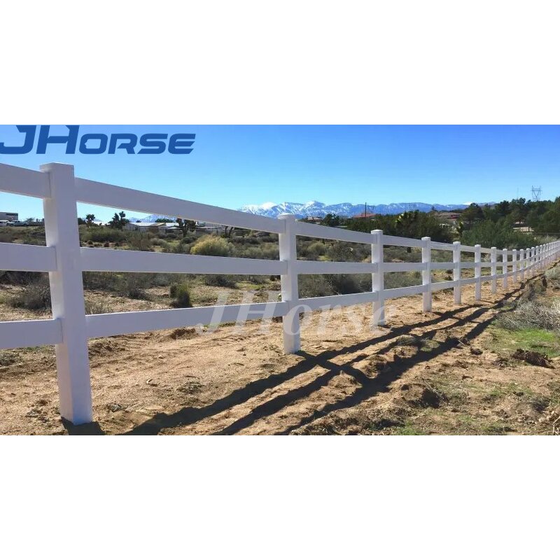 PVC 3 Rails Farm Fence Manufacturer - OEM/ODM Custom Factory Directly PVC 3 Rails Farm Horse Fence White