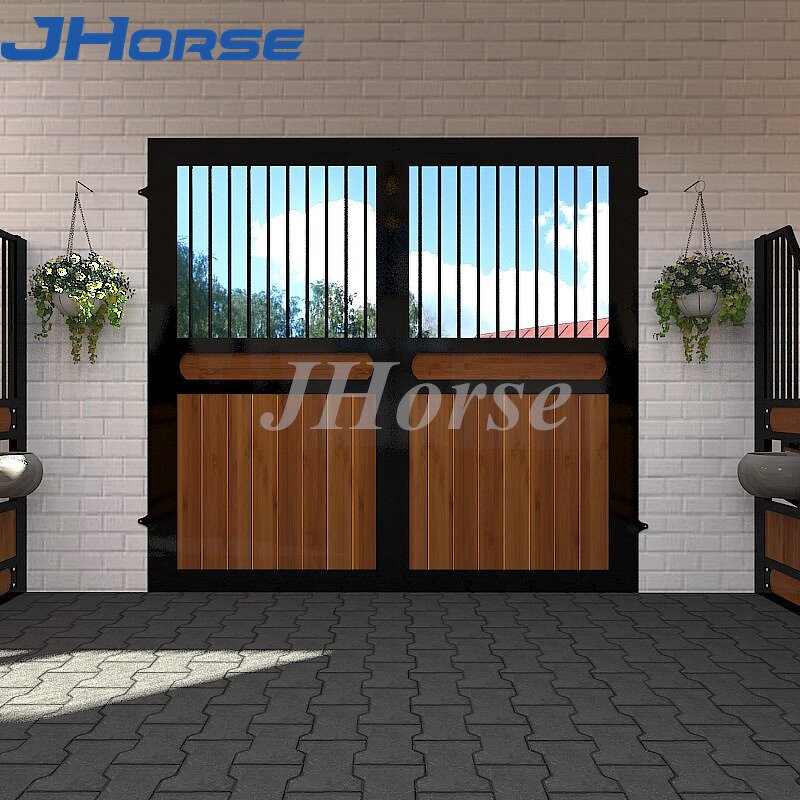 Horse Stall Front Factory - OEM/ODM Custom Galvanized Stainless Glass Frame Horse Stall Front