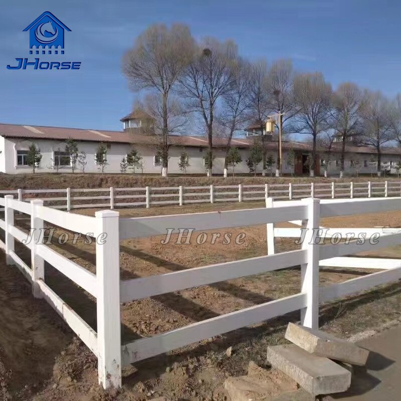 4 Rails PVC Vinyl Horse Farm Fence Manufacturer - OEM/ODM Custom Top Quality 4 Rails PVC Vinyl Horse Farm Fence