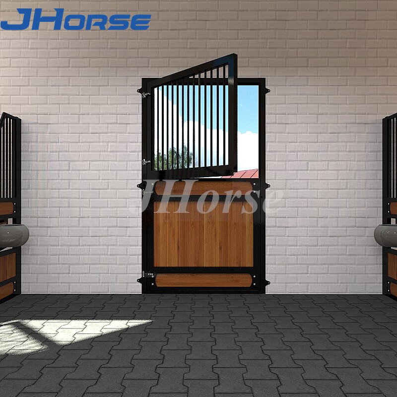 Horse Stall Front Factory - OEM/ODM Custom Galvanized Stainless Glass Frame Horse Stall Front