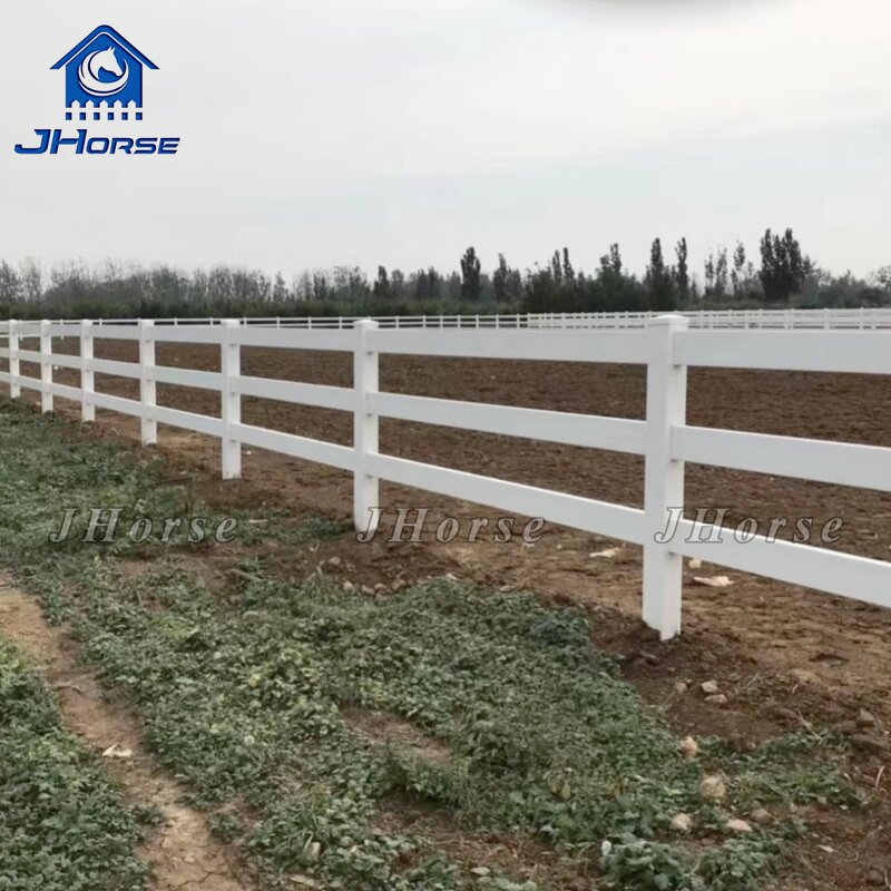 4 Rails PVC Vinyl Horse Farm Fence Manufacturer - OEM/ODM Custom Top Quality 4 Rails PVC Vinyl Horse Farm Fence