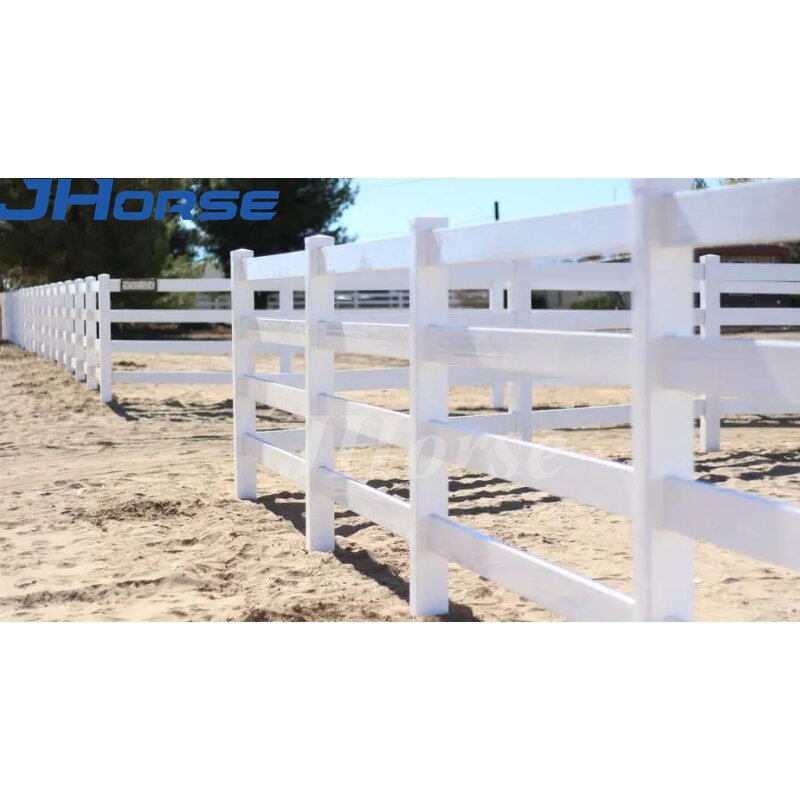 PVC 3 Rails Farm Fence Manufacturer - OEM/ODM Custom Factory Directly PVC 3 Rails Farm Horse Fence White