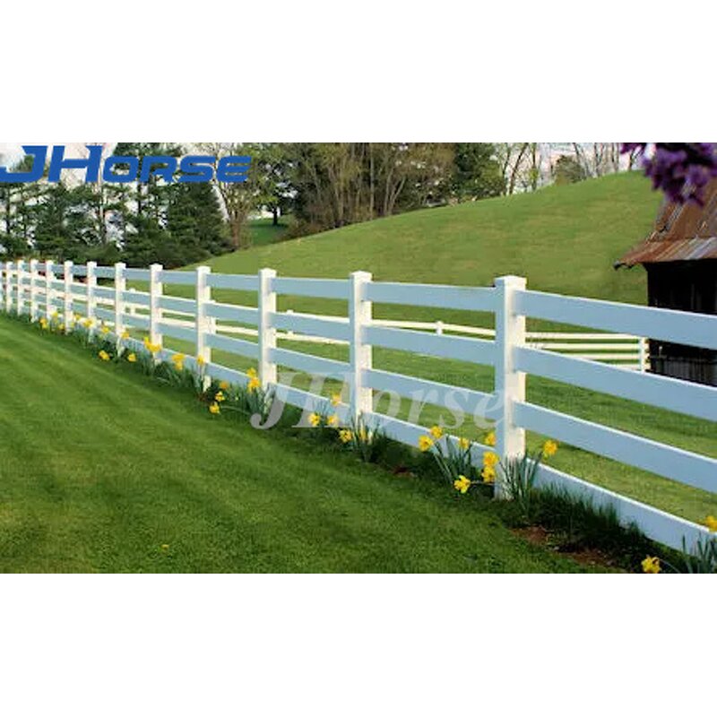 PVC 3 Rails Farm Fence Manufacturer - OEM/ODM Custom Factory Directly PVC 3 Rails Farm Horse Fence White