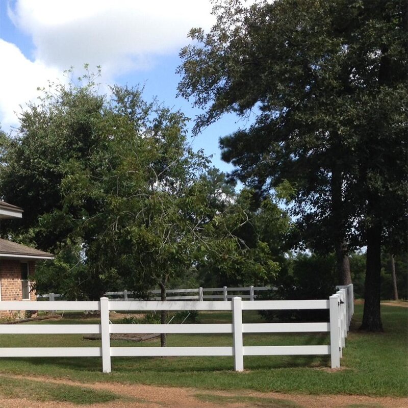 Portable Horse Farm Fence Factory - OEM/ODM Customized White Portable Horse Farm PVC Steel Fence with Gate