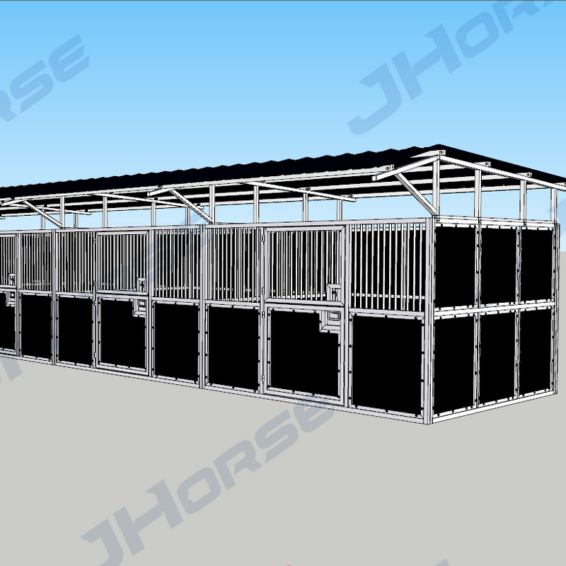 Portable Galvanized Horse Stable Panel Manufacturer - OEM/ODM Custom Portable Galvanized Horse Stable Panel Temporary Shelter