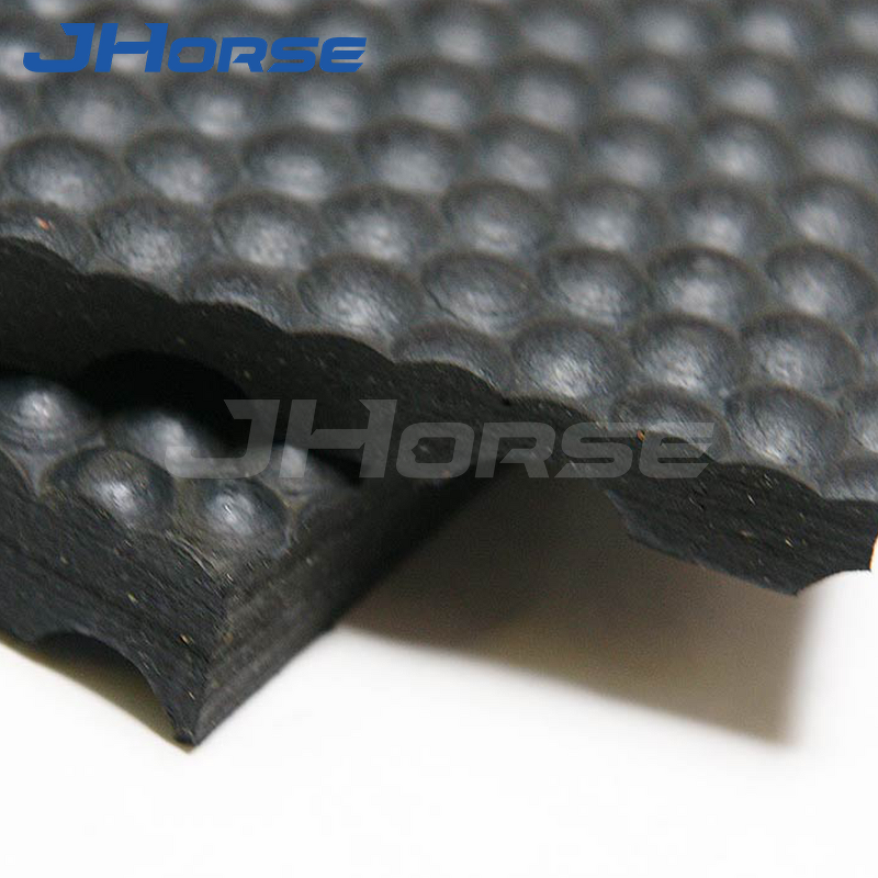Plastic Horse Box Rubber Mats Manufacturer - OEM/ODM Custom Non-Skid Plastic Horse Box Rubber Mats Corrugated Bottom