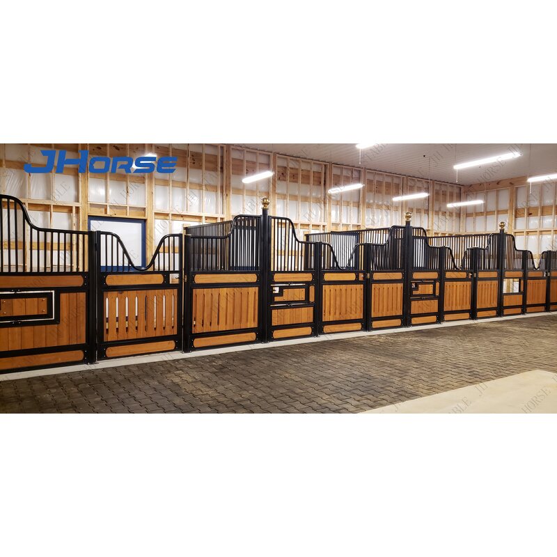 Steel Panels Powder Coated Horse Stable Manufacturer - OEM/ODM Custom Steel Panels Powder Bamboo Wooden Kits Coated Stable