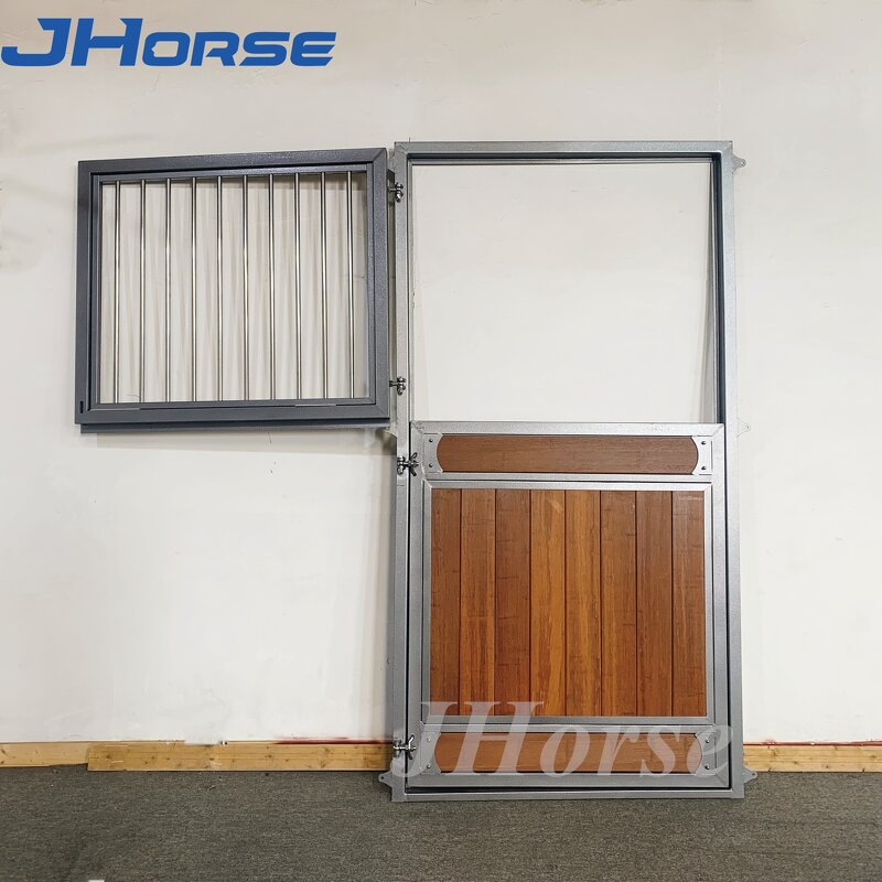 Horse Stable Paddock Door Manufacturer - OEM/ODM Custom Exterior Durable Wooden Metal Barn Dutch Paddock Door