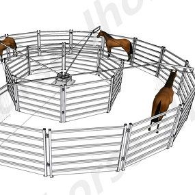Direct Drive Horse Walker Factory - OEM/ODM Custom Lightweight Horse-friendly Direct Drive Horse Walker