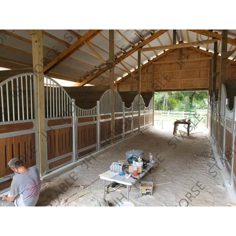 Hot Dip Swing Door Horse Stable Box Manufacturer - OEM/ODM Custom Hot Dip Swing Door Outdoor Horse Stable Box Stall