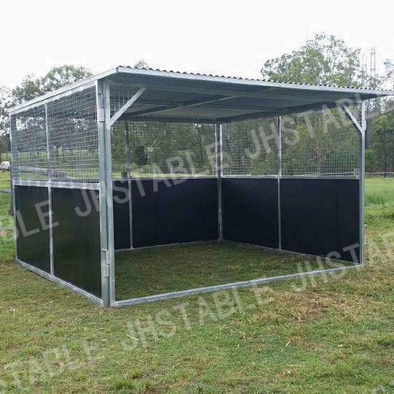 Outdoor Temporary Mobile Horse Shelters Factory - OEM/ODM Custom Outdoor Temporary Mobile Galvanized Horse Shelters