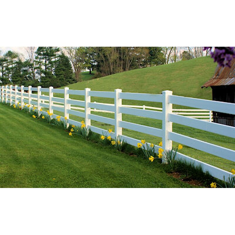 PVC Horse Fence Factory - OEM/ODM Custom Sustainable China Supplier Beautiful Horse Farm Ranch Pvc Fence