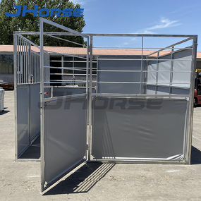 Hot Dip Galvanized Steel Portable Horse Stables Manufacturer - OEM/ODM Custom Galvanized Steel Portable Horse Stables with Shelter