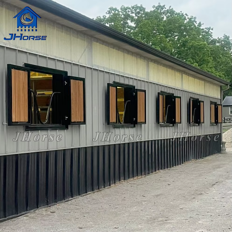 Horse Barn Window Manufacturer - OEM/ODM Custom Factory Price Adjustable Hinges Swing Open Barn Window
