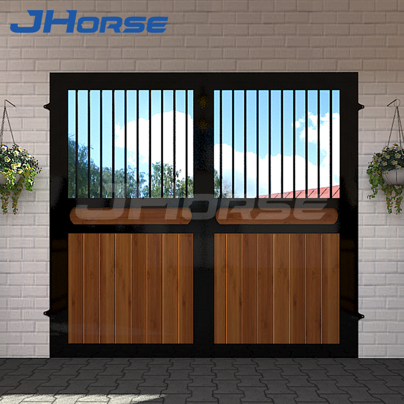 Horse Stable Panels Factory - OEM/ODM Custom Steel Stables Panels Wood Doors Stall Barn Door