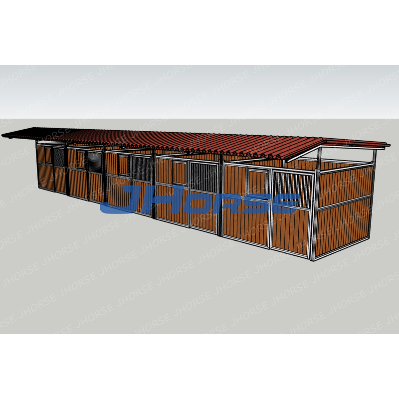 Customized Design Horse Stable Barn Stalls Factory - OEM/ODM Customized Design Horse Stable Barn Stalls with Roof
