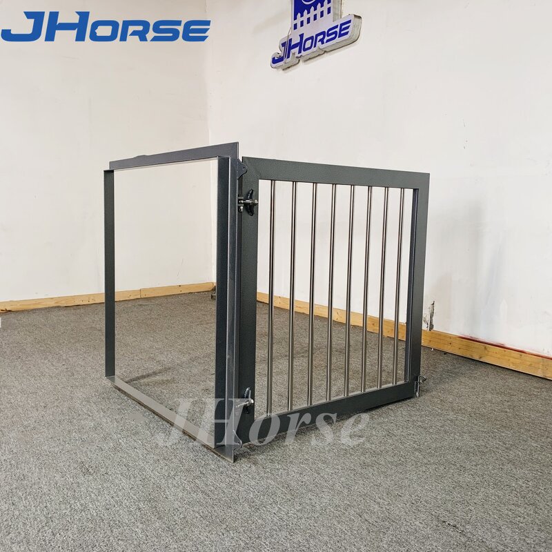 Horse Stall Hinged Window Factory - OEM/ODM Custom Heavy Duty Steel Prefab Toughened Glass Stall Hinged Window